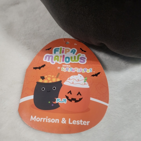 NWT Flipamallows by Squishmallow Morrison & Lester - 8" Reversible Plush Toy - Picture 6 of 6